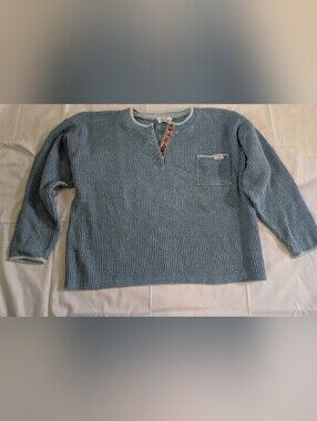 Together! International Rib-Knit Long Sleeve Sweater Chest Pocket